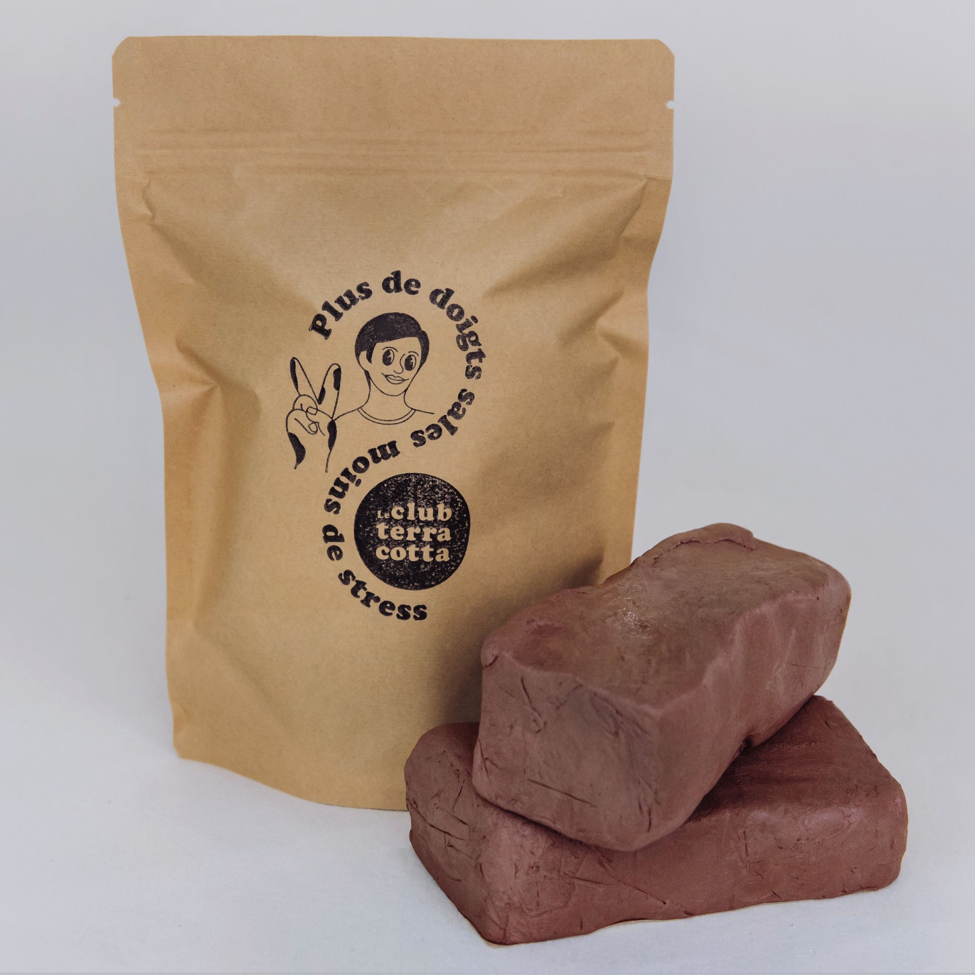 Club terracotta | Argile sans cuisson qui sèche à l'air | Produit du Québec